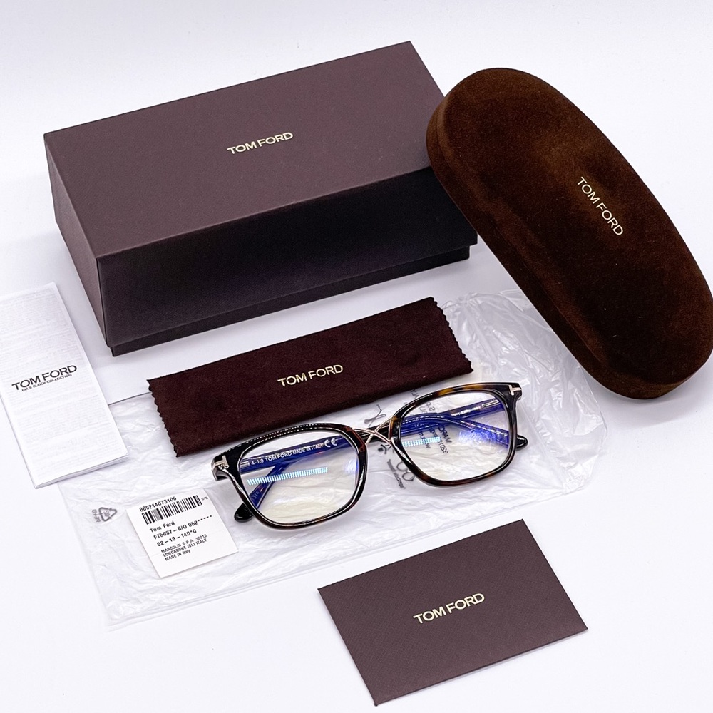 NEW TOM FORD FT5637/B 052 + AR COATING EYEGLASSES FT 5637-B TOM FORD TF5637 - Picture 11 of 11